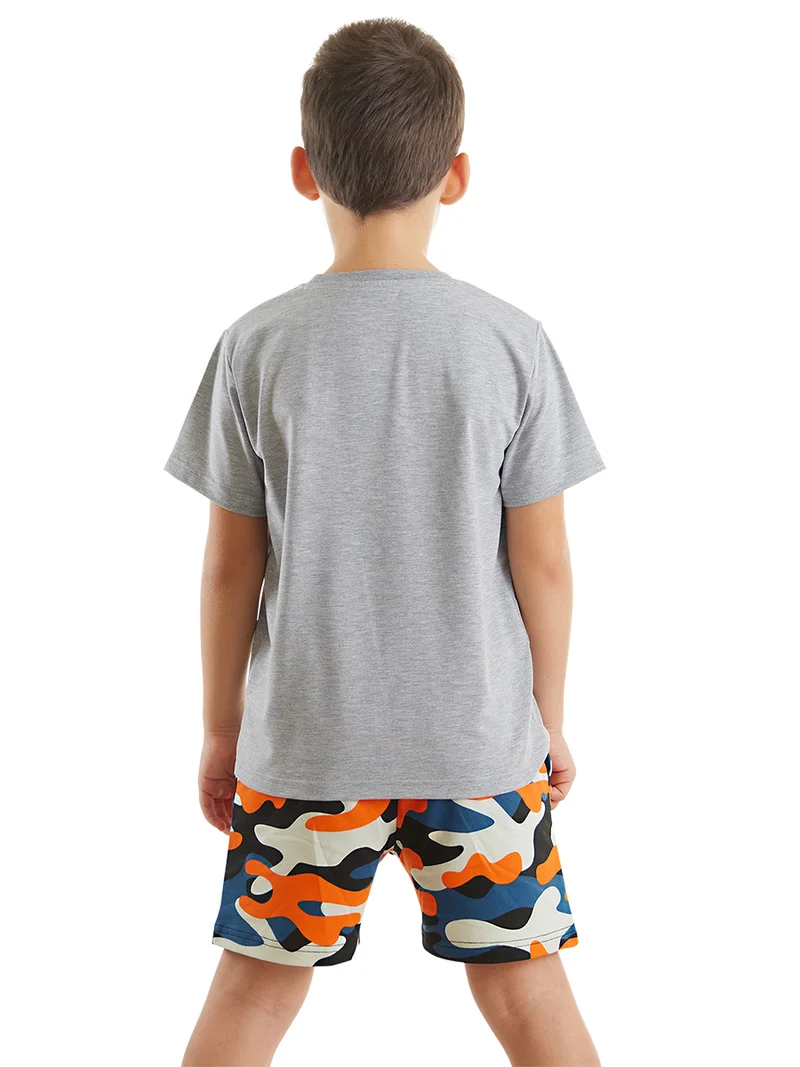 MSHB&G Jet Camo Boy T-shirt&Shorts Set